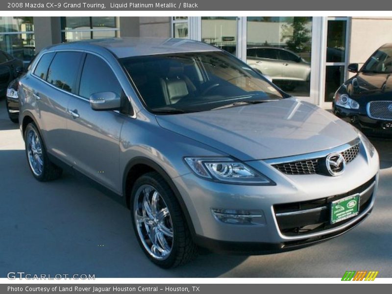 Liquid Platinum Metallic / Black 2008 Mazda CX-9 Grand Touring