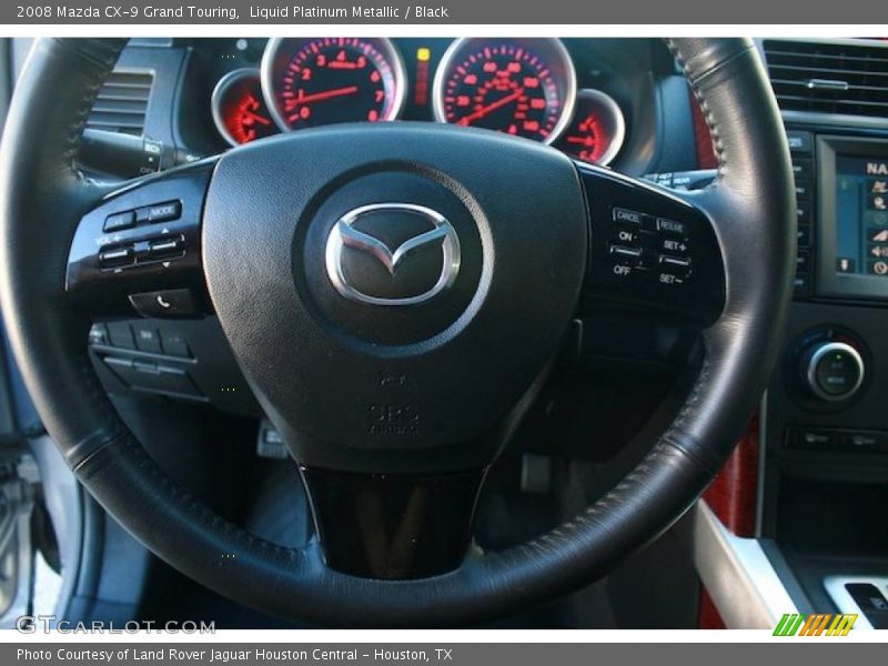 Liquid Platinum Metallic / Black 2008 Mazda CX-9 Grand Touring