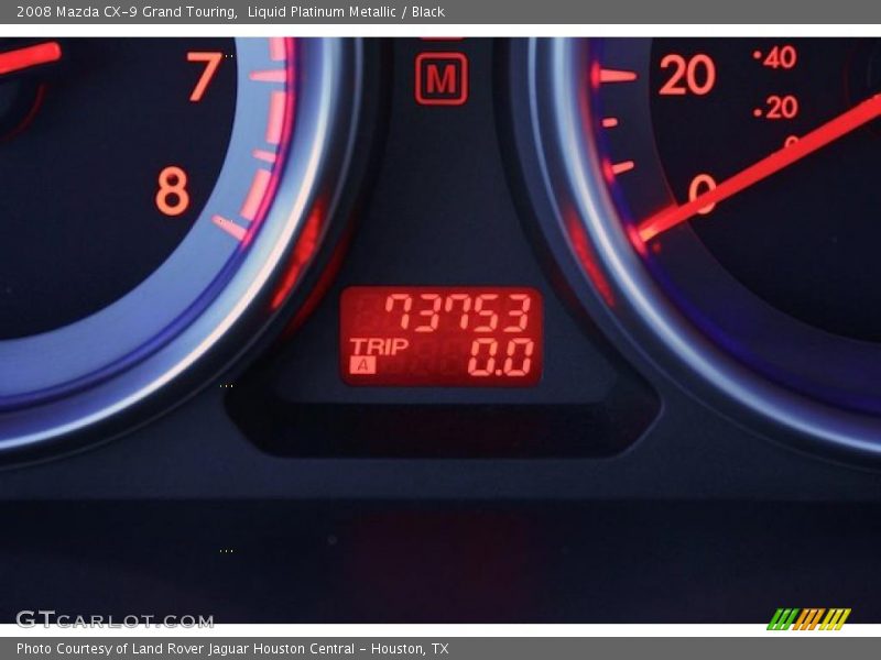 Liquid Platinum Metallic / Black 2008 Mazda CX-9 Grand Touring