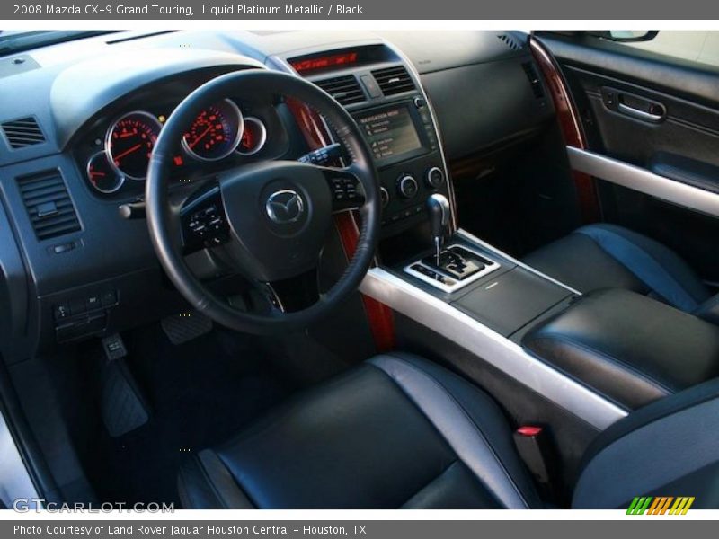 Liquid Platinum Metallic / Black 2008 Mazda CX-9 Grand Touring