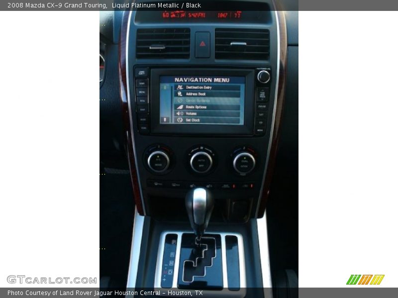 Liquid Platinum Metallic / Black 2008 Mazda CX-9 Grand Touring