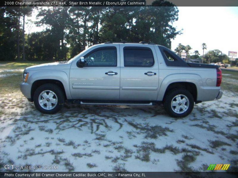 Silver Birch Metallic / Ebony/Light Cashmere 2008 Chevrolet Avalanche Z71 4x4