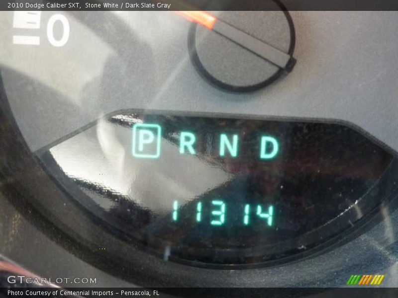 Stone White / Dark Slate Gray 2010 Dodge Caliber SXT