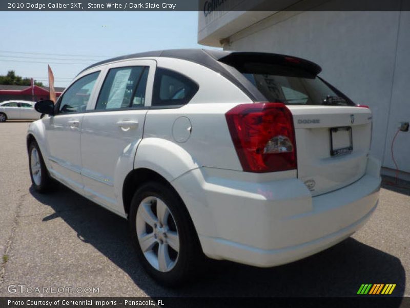 Stone White / Dark Slate Gray 2010 Dodge Caliber SXT