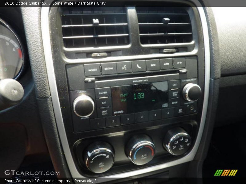 Stone White / Dark Slate Gray 2010 Dodge Caliber SXT