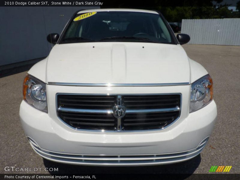 Stone White / Dark Slate Gray 2010 Dodge Caliber SXT