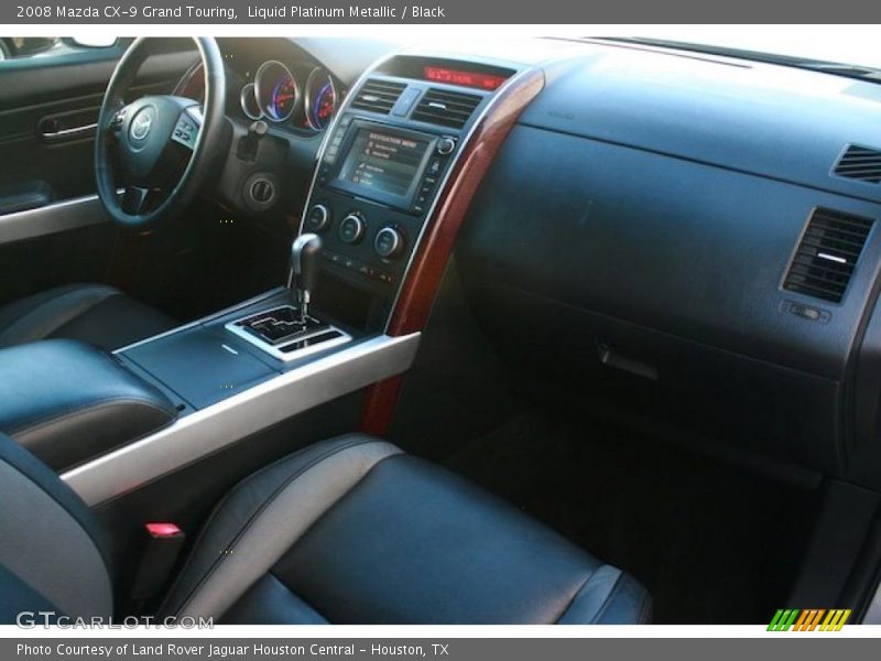 Liquid Platinum Metallic / Black 2008 Mazda CX-9 Grand Touring