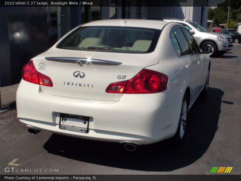 Moonlight White / Wheat 2010 Infiniti G 37 Sedan