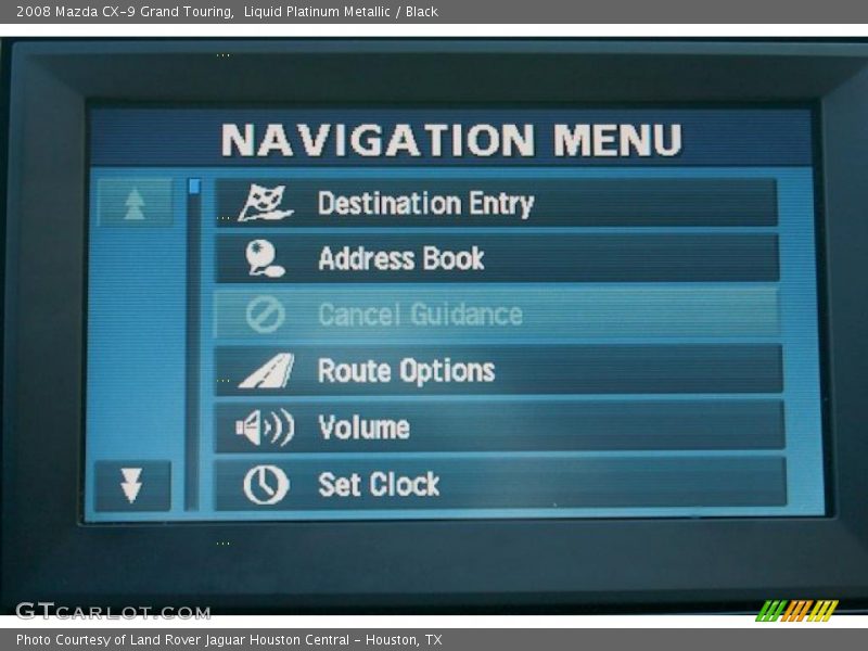 Liquid Platinum Metallic / Black 2008 Mazda CX-9 Grand Touring