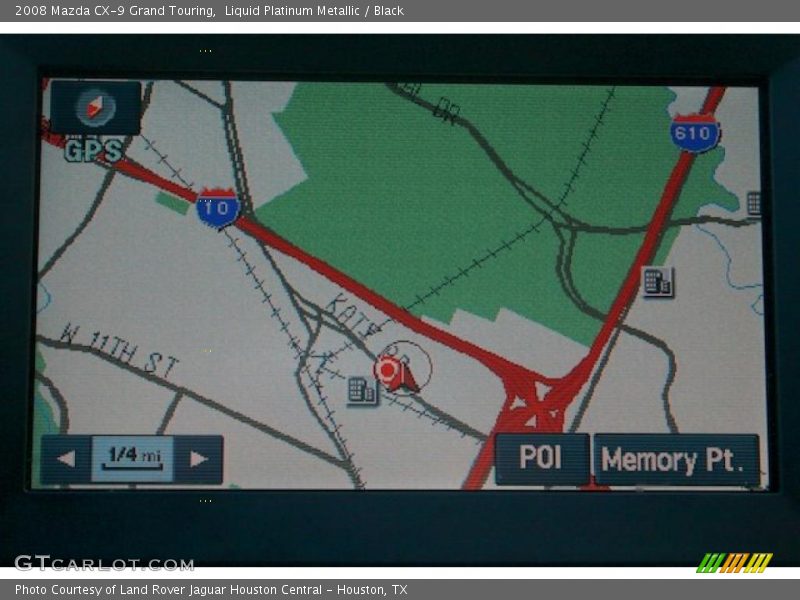 Liquid Platinum Metallic / Black 2008 Mazda CX-9 Grand Touring