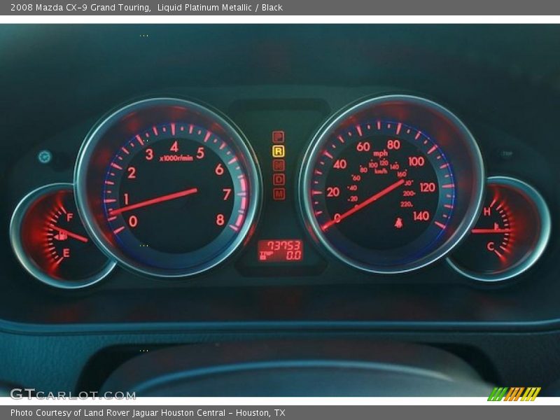 Liquid Platinum Metallic / Black 2008 Mazda CX-9 Grand Touring