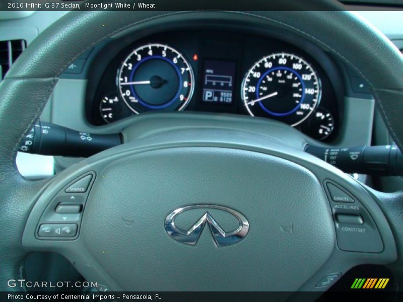 Moonlight White / Wheat 2010 Infiniti G 37 Sedan