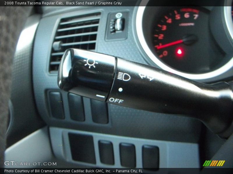 Black Sand Pearl / Graphite Gray 2008 Toyota Tacoma Regular Cab