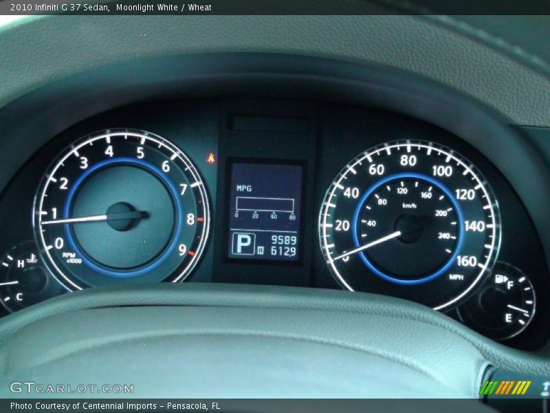 Moonlight White / Wheat 2010 Infiniti G 37 Sedan