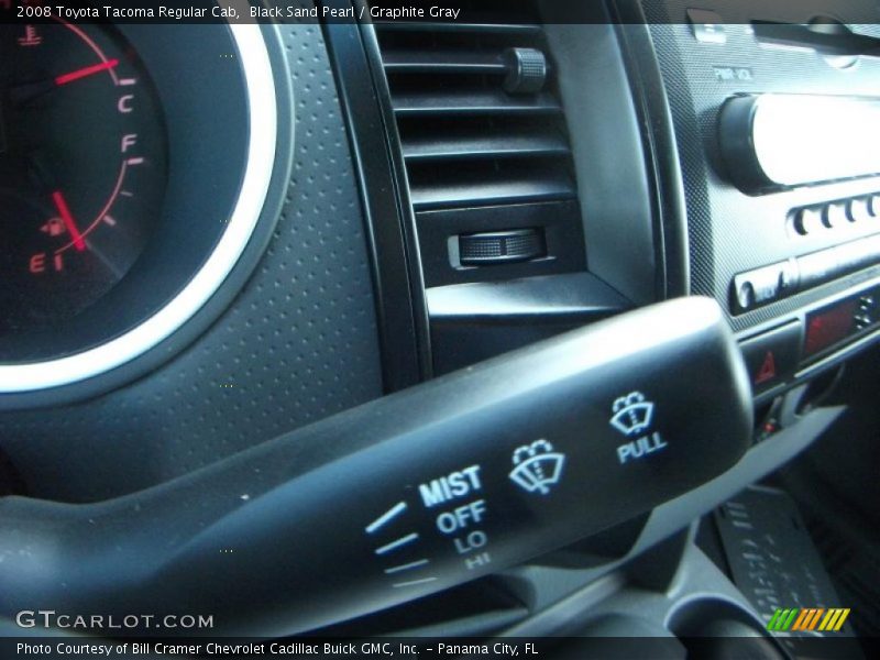Black Sand Pearl / Graphite Gray 2008 Toyota Tacoma Regular Cab
