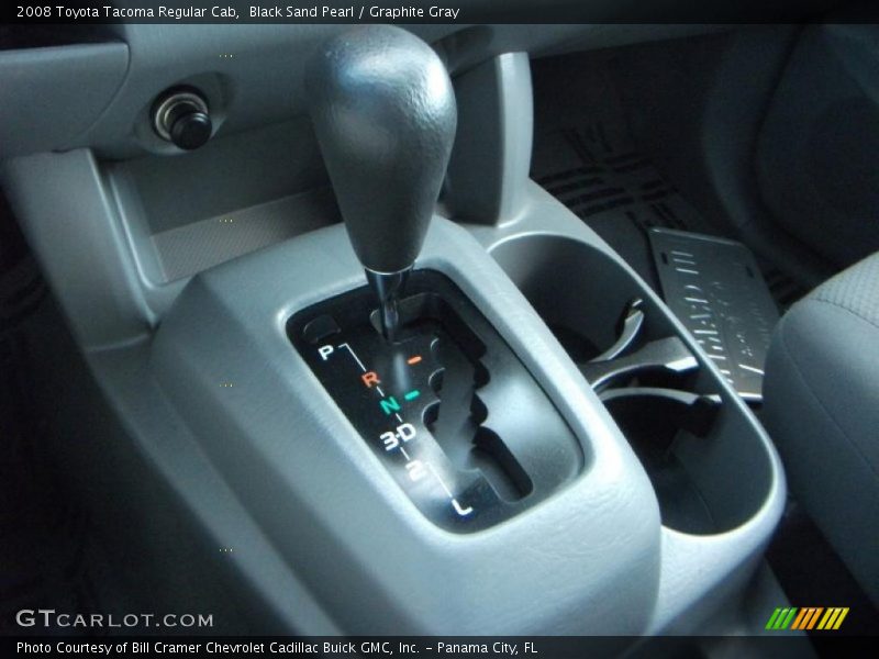 Black Sand Pearl / Graphite Gray 2008 Toyota Tacoma Regular Cab