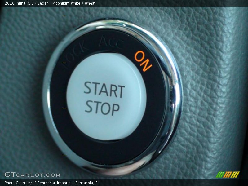 Moonlight White / Wheat 2010 Infiniti G 37 Sedan