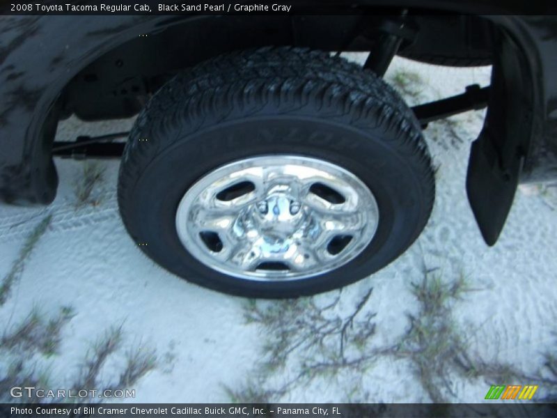 Black Sand Pearl / Graphite Gray 2008 Toyota Tacoma Regular Cab