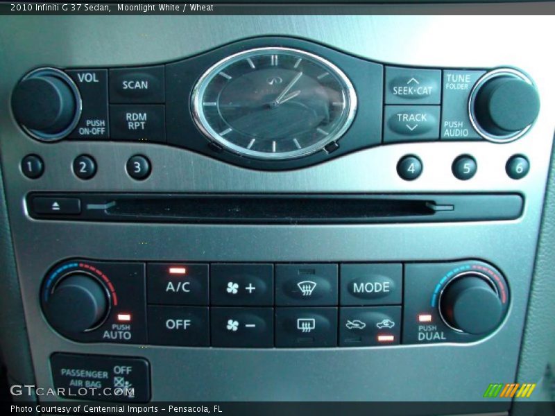 Moonlight White / Wheat 2010 Infiniti G 37 Sedan