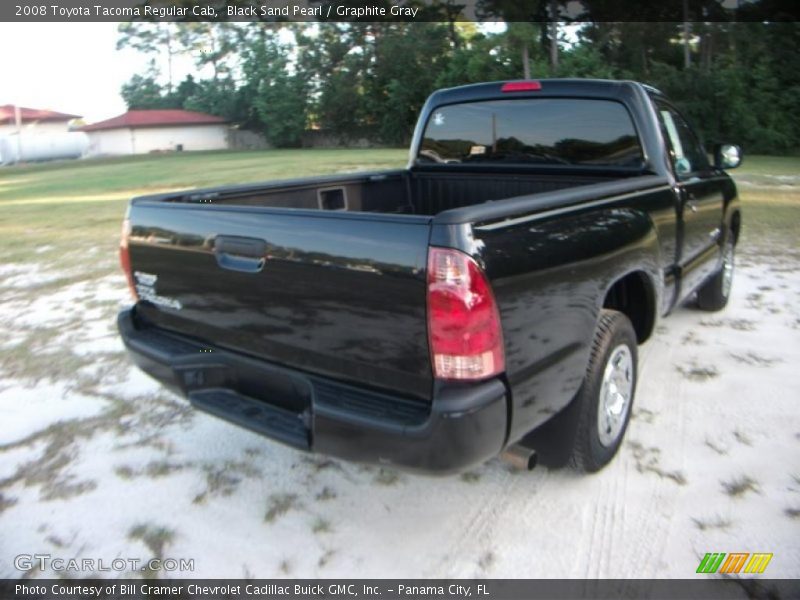 Black Sand Pearl / Graphite Gray 2008 Toyota Tacoma Regular Cab