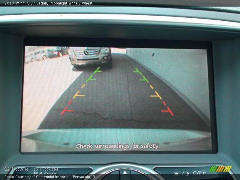 Moonlight White / Wheat 2010 Infiniti G 37 Sedan