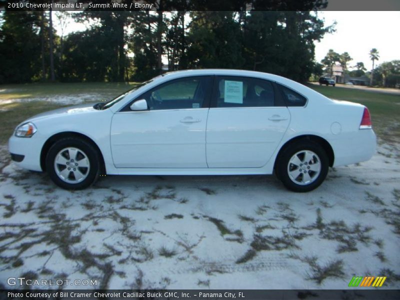 Summit White / Ebony 2010 Chevrolet Impala LT