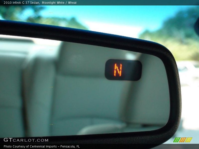 Moonlight White / Wheat 2010 Infiniti G 37 Sedan
