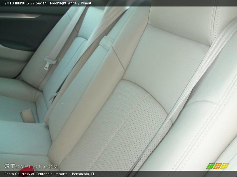 Moonlight White / Wheat 2010 Infiniti G 37 Sedan