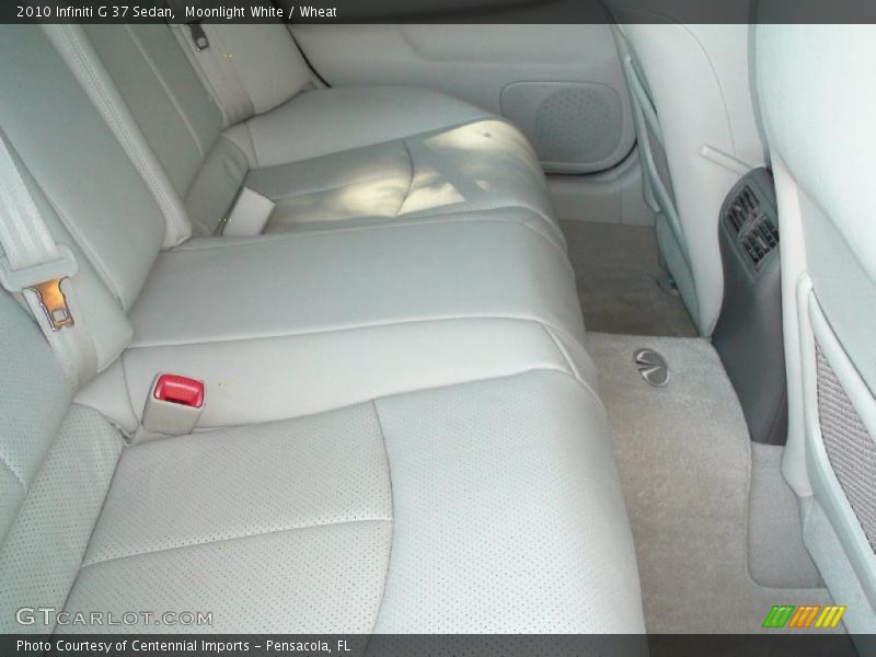 Moonlight White / Wheat 2010 Infiniti G 37 Sedan