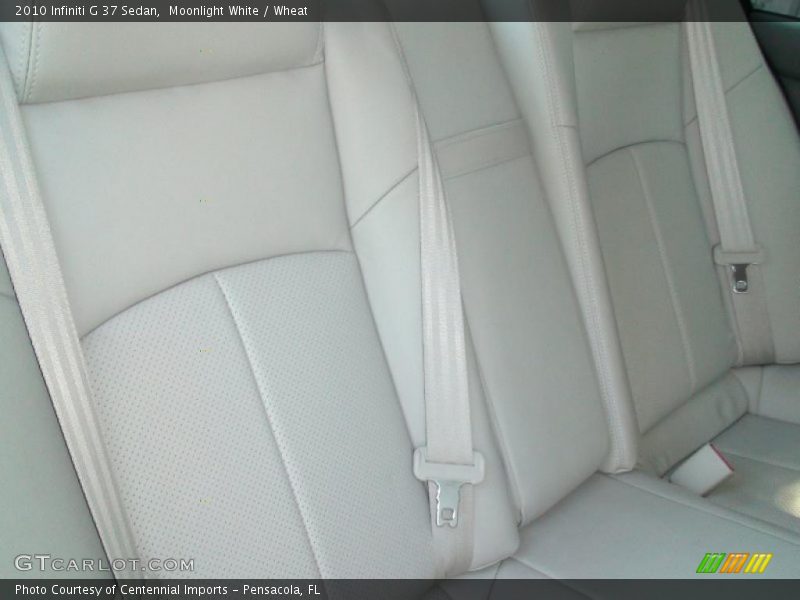 Moonlight White / Wheat 2010 Infiniti G 37 Sedan