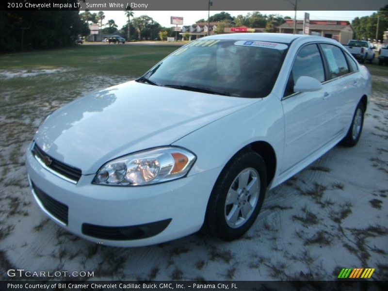 Summit White / Ebony 2010 Chevrolet Impala LT