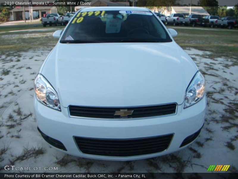 Summit White / Ebony 2010 Chevrolet Impala LT