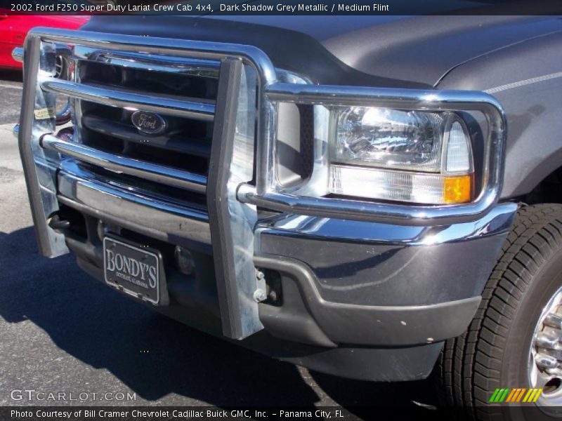 Dark Shadow Grey Metallic / Medium Flint 2002 Ford F250 Super Duty Lariat Crew Cab 4x4