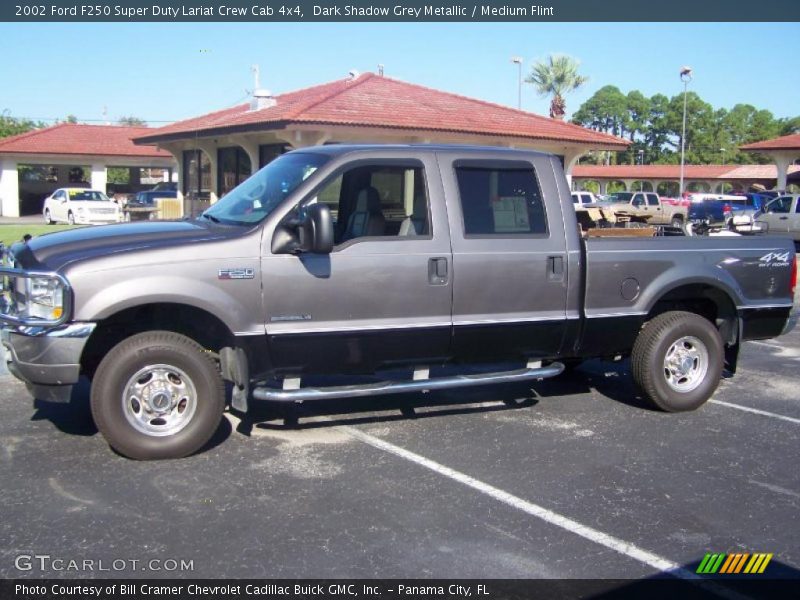 Dark Shadow Grey Metallic / Medium Flint 2002 Ford F250 Super Duty Lariat Crew Cab 4x4