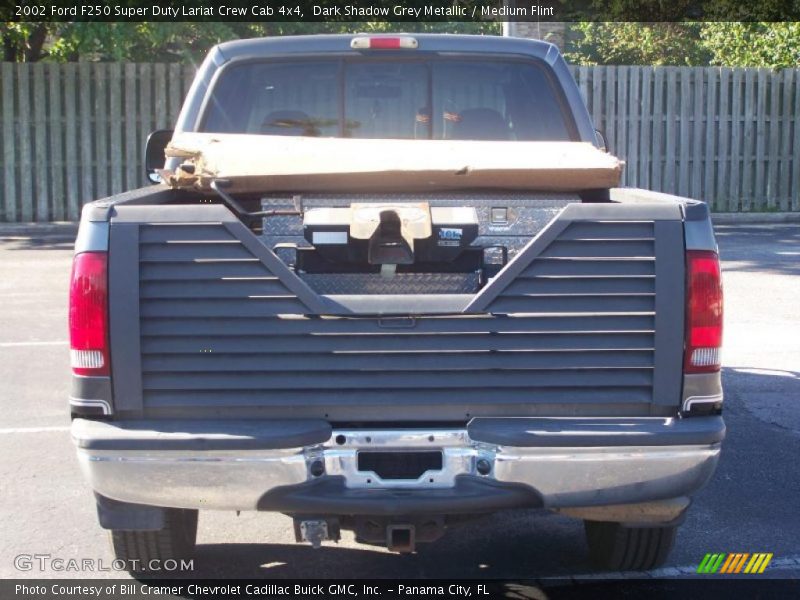 Dark Shadow Grey Metallic / Medium Flint 2002 Ford F250 Super Duty Lariat Crew Cab 4x4