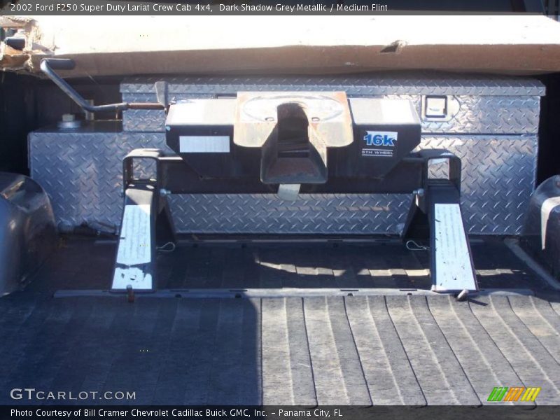 Dark Shadow Grey Metallic / Medium Flint 2002 Ford F250 Super Duty Lariat Crew Cab 4x4