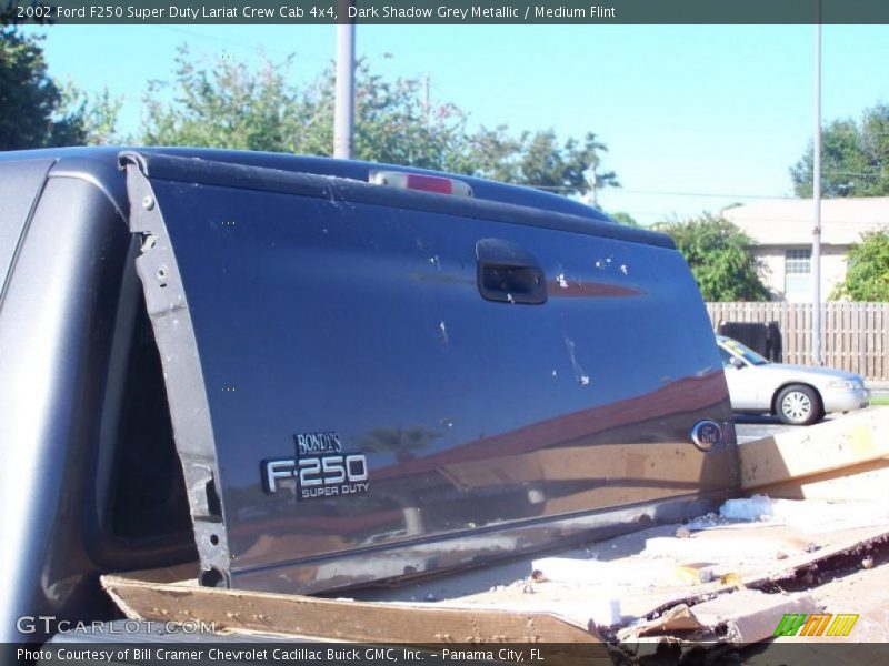 Dark Shadow Grey Metallic / Medium Flint 2002 Ford F250 Super Duty Lariat Crew Cab 4x4