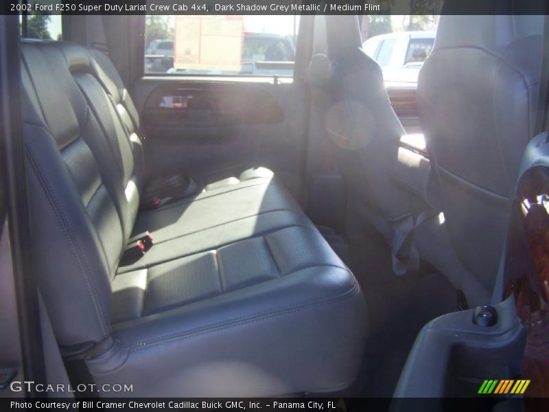 Dark Shadow Grey Metallic / Medium Flint 2002 Ford F250 Super Duty Lariat Crew Cab 4x4