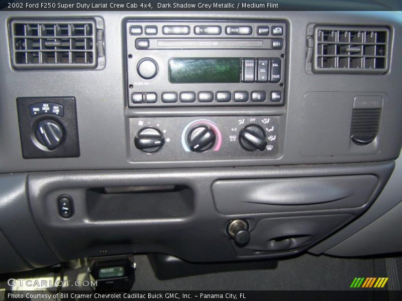 Dark Shadow Grey Metallic / Medium Flint 2002 Ford F250 Super Duty Lariat Crew Cab 4x4