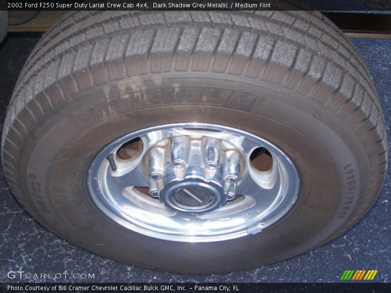 Dark Shadow Grey Metallic / Medium Flint 2002 Ford F250 Super Duty Lariat Crew Cab 4x4