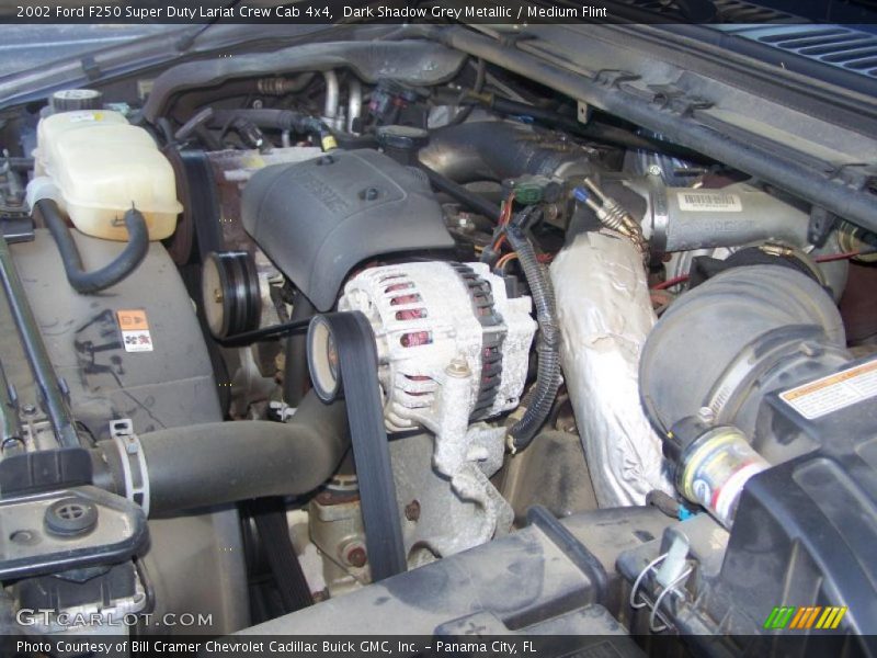 Dark Shadow Grey Metallic / Medium Flint 2002 Ford F250 Super Duty Lariat Crew Cab 4x4