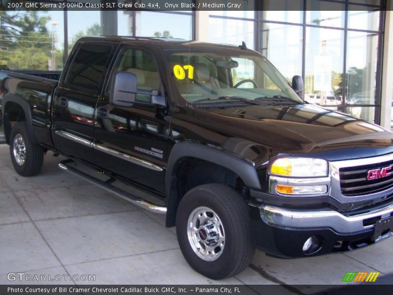 Onyx Black / Medium Gray 2007 GMC Sierra 2500HD Classic SLT Crew Cab 4x4