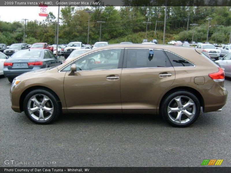 Golden Umber Mica / Ivory 2009 Toyota Venza V6 AWD