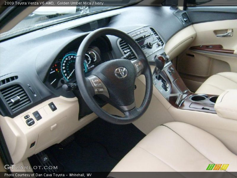 Golden Umber Mica / Ivory 2009 Toyota Venza V6 AWD