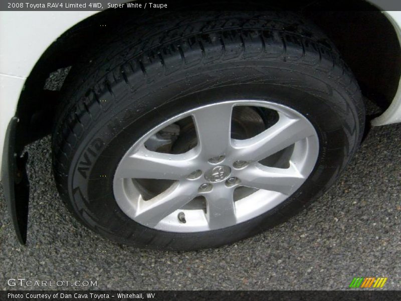 Super White / Taupe 2008 Toyota RAV4 Limited 4WD