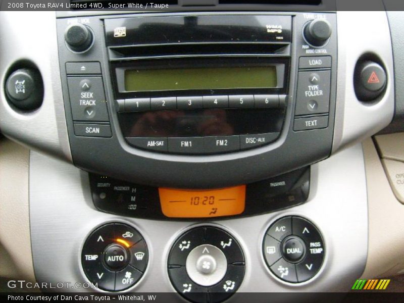 Super White / Taupe 2008 Toyota RAV4 Limited 4WD