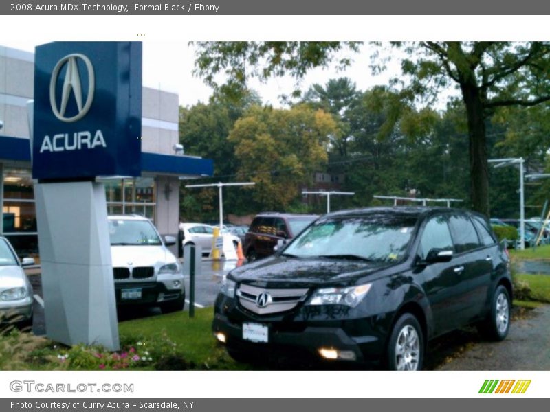 Formal Black / Ebony 2008 Acura MDX Technology