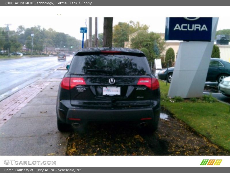 Formal Black / Ebony 2008 Acura MDX Technology