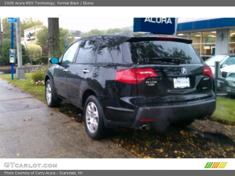Formal Black / Ebony 2008 Acura MDX Technology