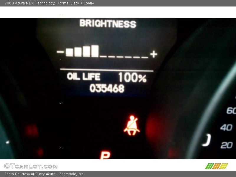 Formal Black / Ebony 2008 Acura MDX Technology